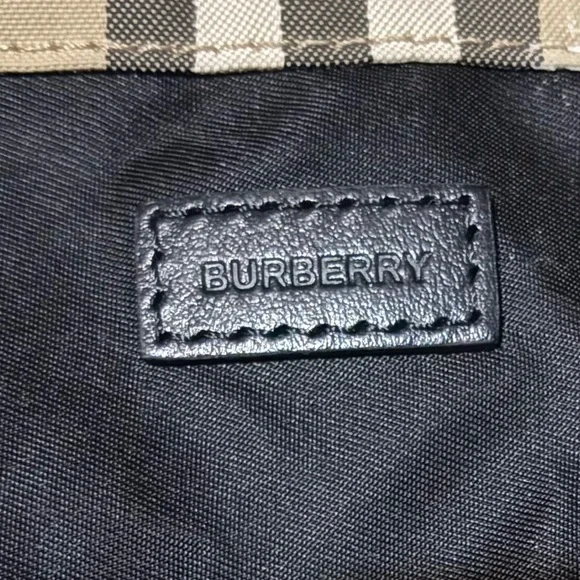 Burberry Icon Stripe drawcord Pouch Bag - Picture 8 of 12